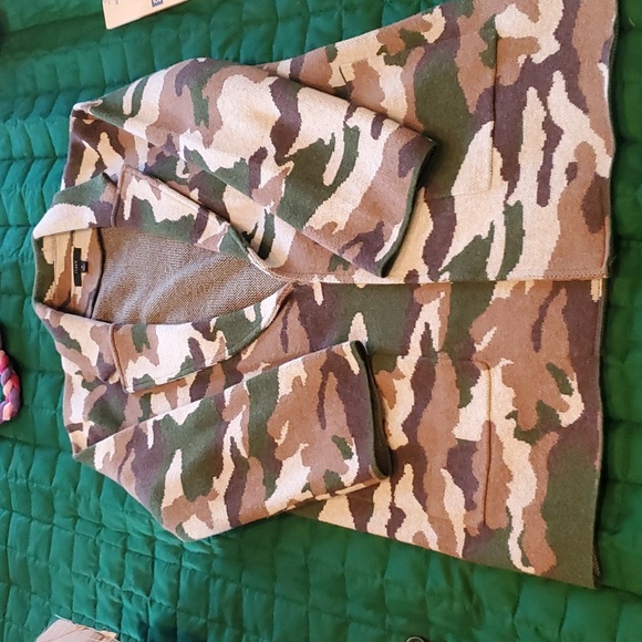 Sophie Open Front Camo Blazer - Picture 1 of 6